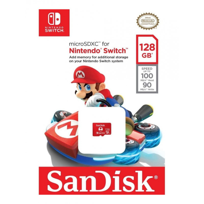 Memoria 128GB MicroSDXC para Nintendo Switch™ - Mario Edition